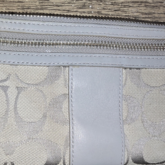 Coach Canvas Wallet Gray - Picture 4 of 6
